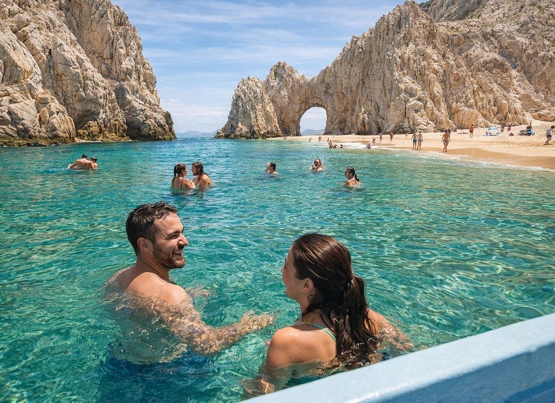 Boat Trip to El Arco and Lover’s Beach with Swimming