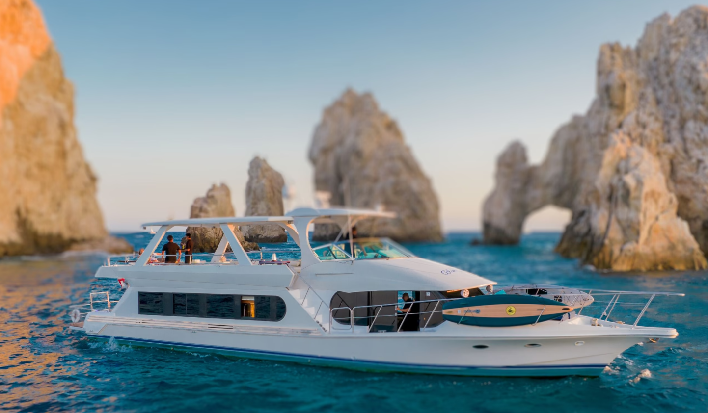 75-Ft All-Inclusive Luxury Mega Yacht in Cabo for Up to 50 Guests