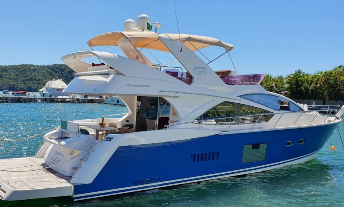 62-Ft Aquamarine Schaefer Power Megayacht Charter in Angra dos Reis, Brazil