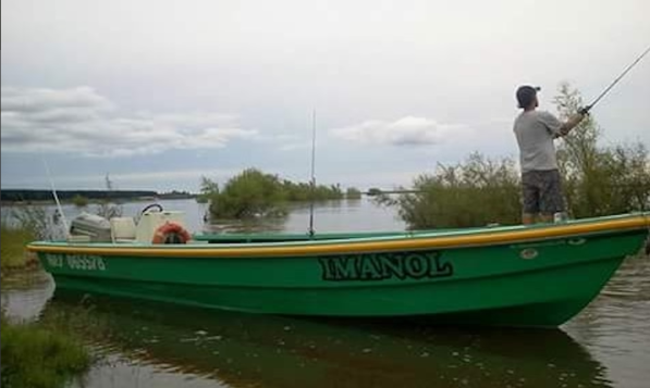 Enjoy Fishing in Concordia, Argentina, aboard a Jon Boat