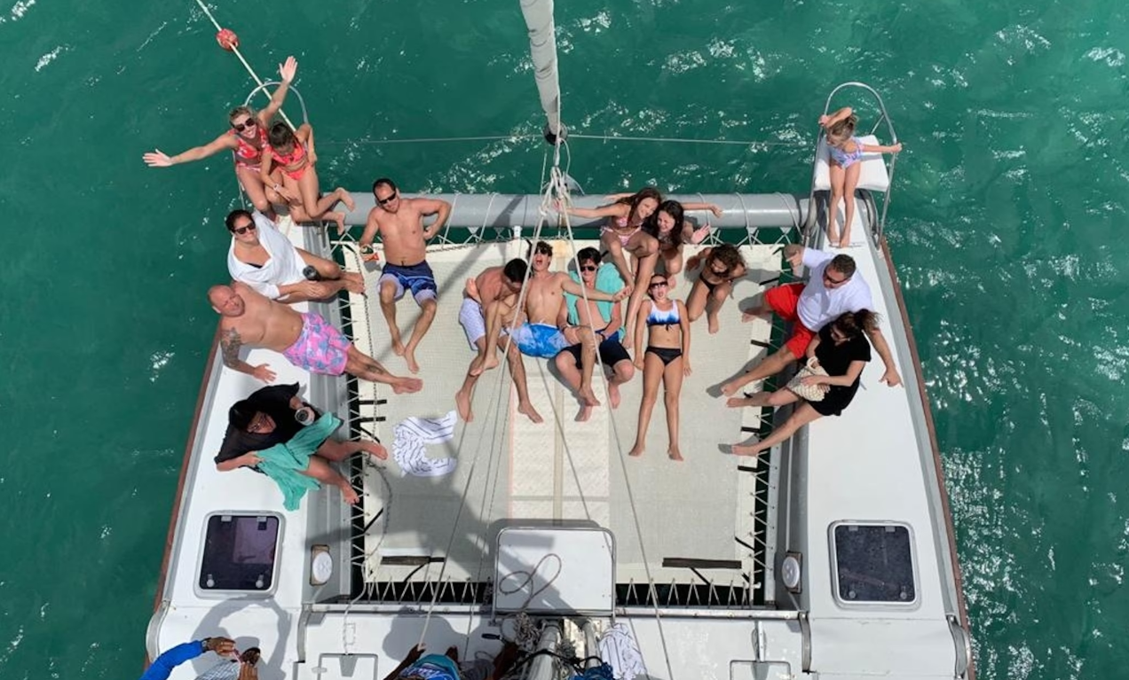 Sailing Catamaran for Up to 20 Guests in Aruba