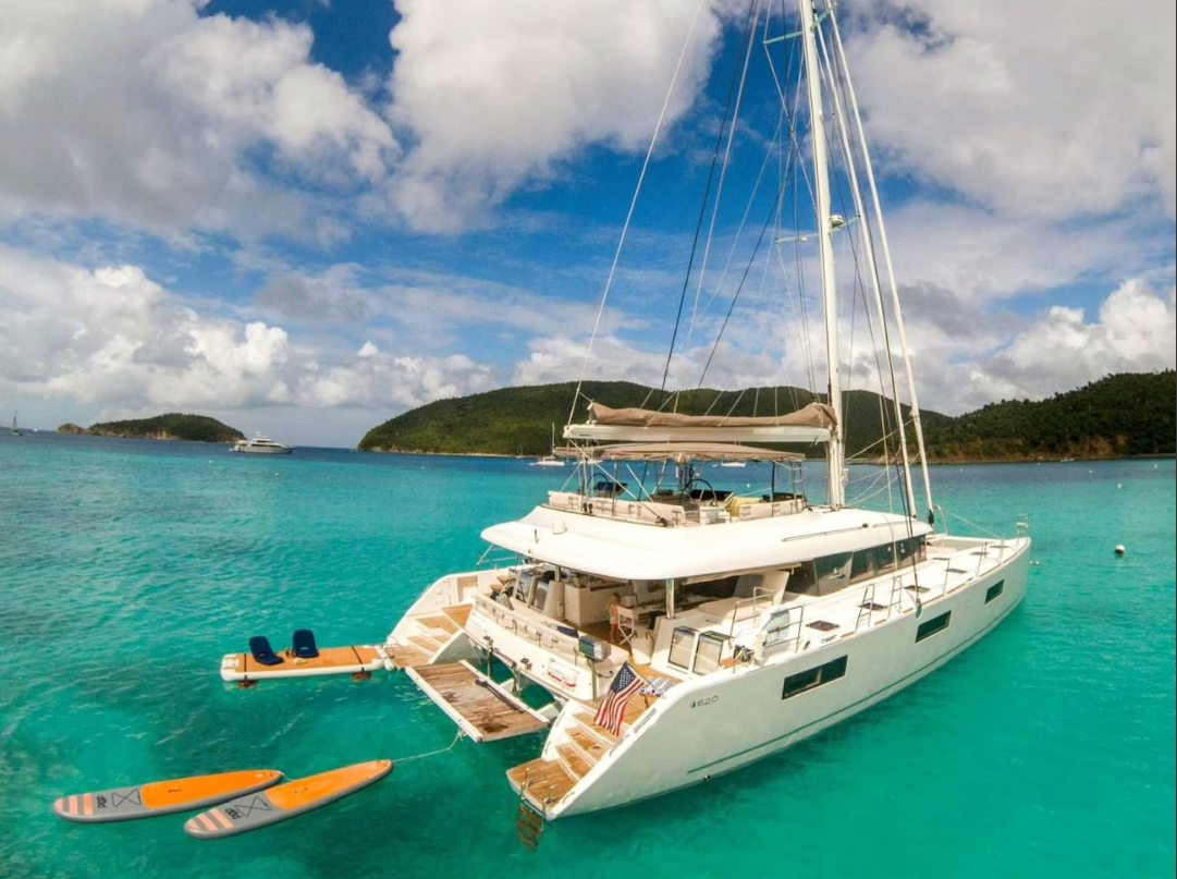 Lagoon 620 Essence Luxury Sailing Catamaran in the Bahamas