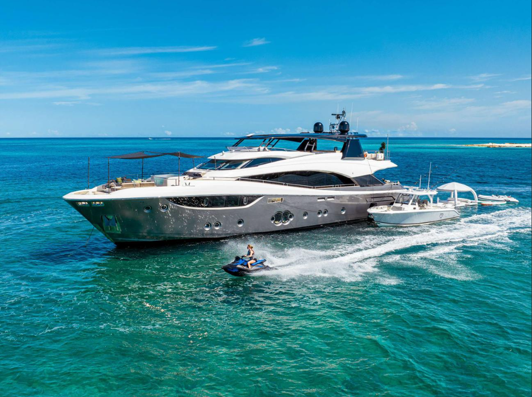 105-Ft Luxury Monte Carlo with Jet Skis, Fishing Boats & More in the Bahamas
