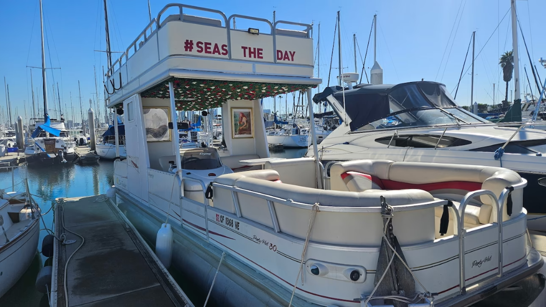 Two-Story Party Boat in San Diego Bay | Upper Deck • BYOB • Up to 12 Guests