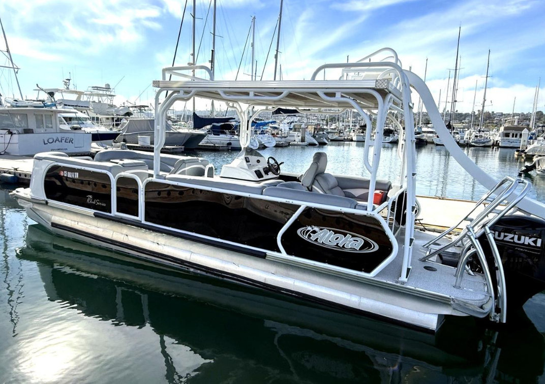 Two-Story Party Pontoon with Water Slide | Licensed in San Diego Harbor